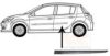 VAN WEZEL 4331425 Trim/Protective Strip, door